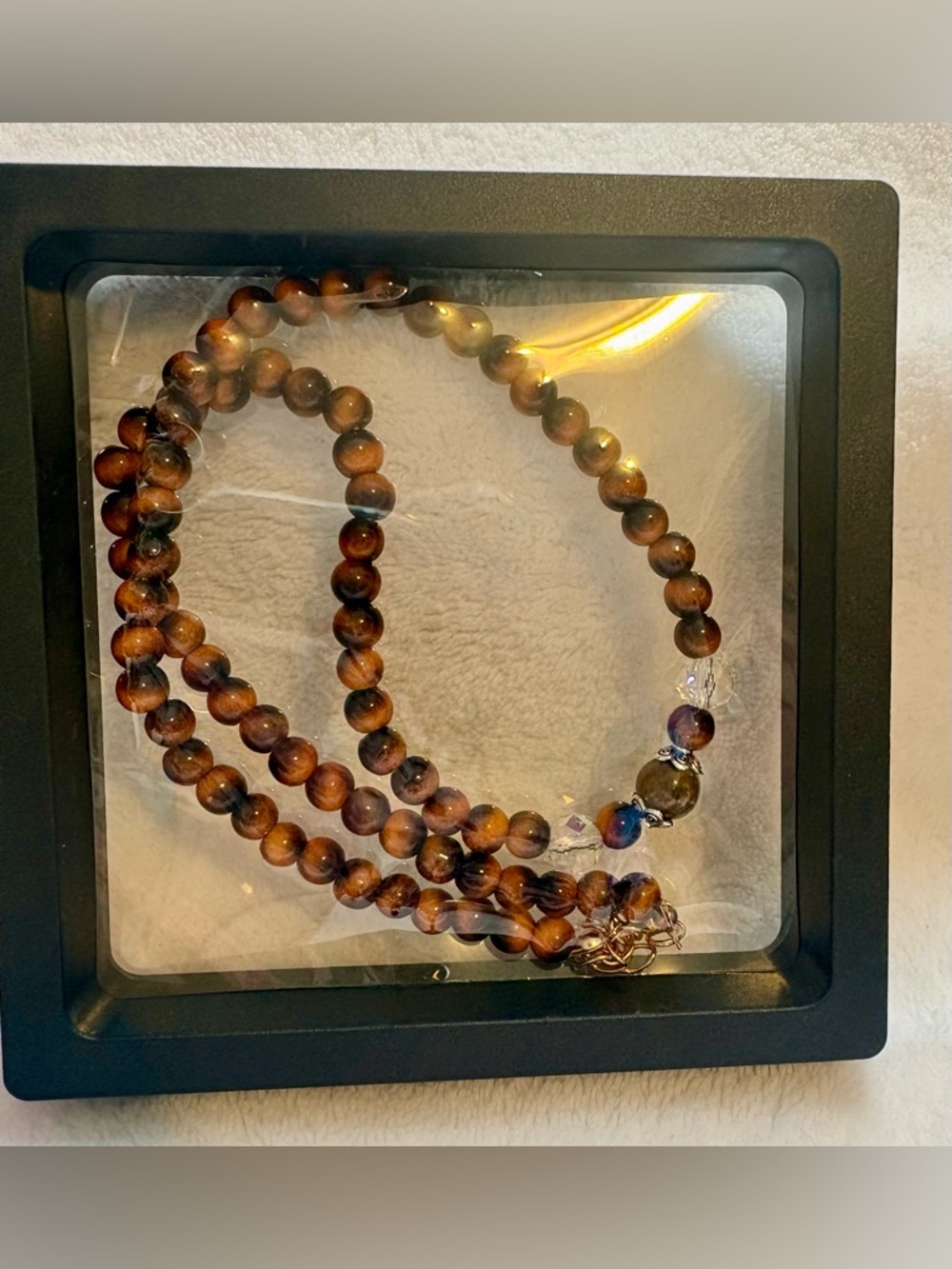 Brown Tiger's Eye Beaded Necklace